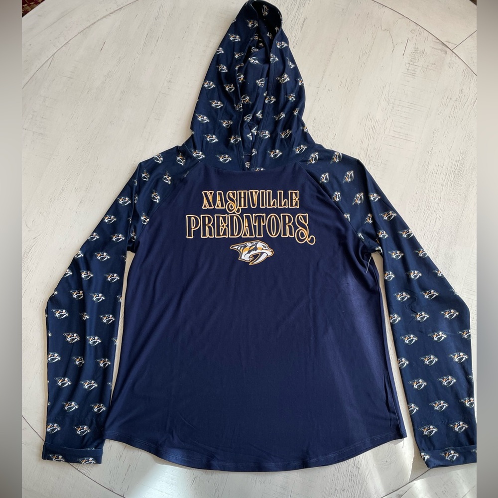 Women's Concepts Nashville Predators 4 Piece Women’s Pajama Set- Size Medium - Picture 3 of 14